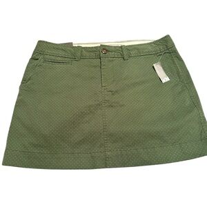 Old Navy Green Mini Skirt/Casual Cotton 
SZ 8